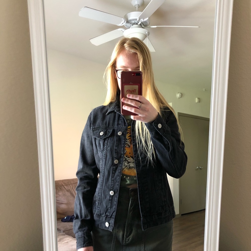 Old Navy Black Denim Jacket